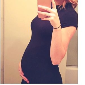 Midi black dress NOT MATERNITY